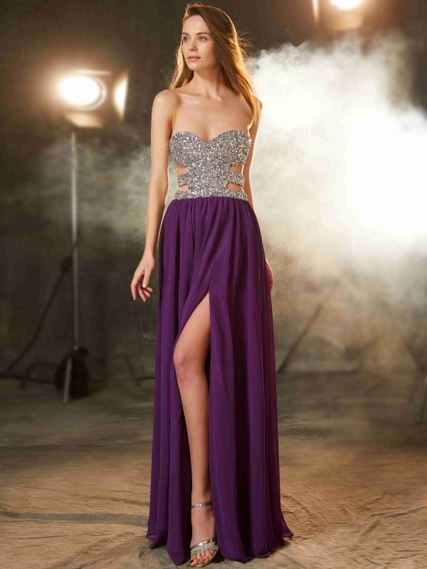 A-line Sweetheart Sleeveless Tulle Dress